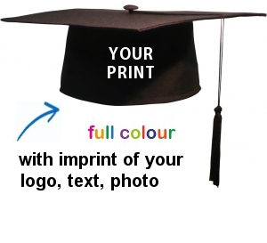 Square Caps® with print